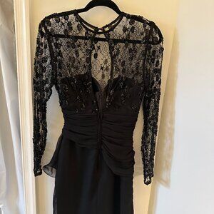 Black Cocktail Dress designer Karen Okada